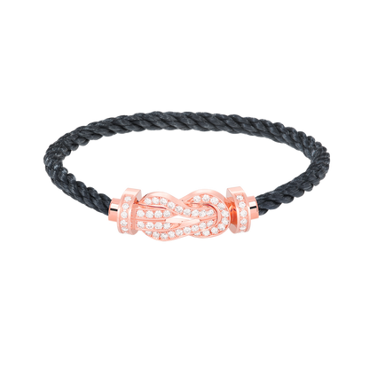 [Marin-Jewelry]CHANCE LARGE 8 FIGURE BUCKLE FULL DIAMOND BRACELET Marin-Jewelry GOLD
