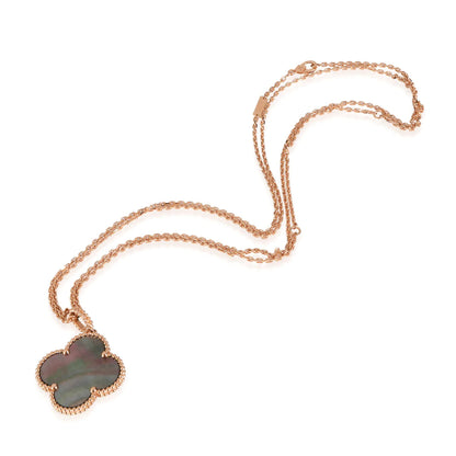 [Marin-Bijoux]COLLIER TRÈFLE 25MM OR NOP NOIR GRAND TRÈFLE
