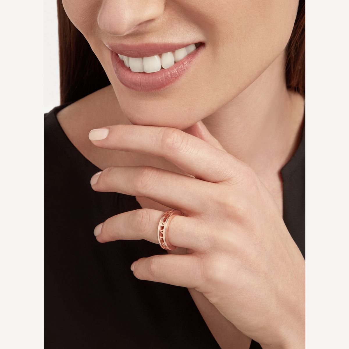 [⭐Marins]ZERO 1 ONE-BAND WITH OPENWORK LOGO SPIRAL RING