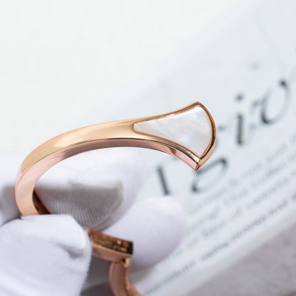 [⭐Marins]DREAM BRACELET OPEN PINK GOLD MOP