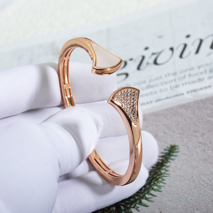 [⭐Marins]DREAM BRACELET OPEN PINK GOLD MOP DIAMOND