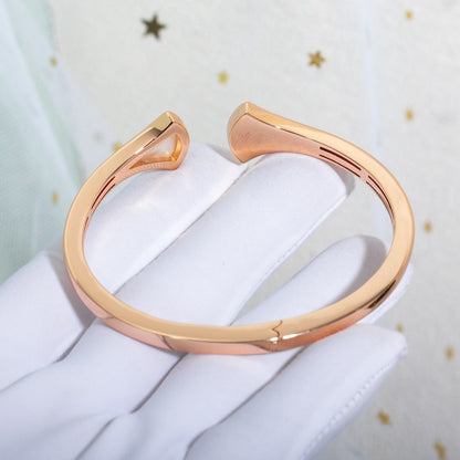 [⭐Marins]DREAM BRACELET OPEN PINK GOLD MOP DIAMOND