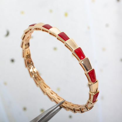 [⭐Marins]SERPENTI BRACELET PINK GOLD RUBELLITE