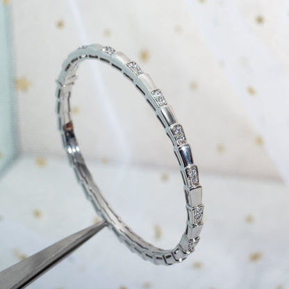 [⭐Marins]SERPENTI BRACELET SILVER DIAMOND