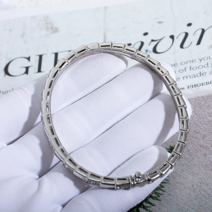 [⭐Marins]SERPENTI BRACELET SILVER DIAMOND