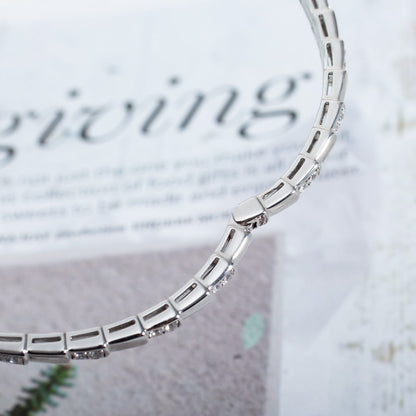 [⭐Marins]SERPENTI BRACELET SILVER DIAMOND