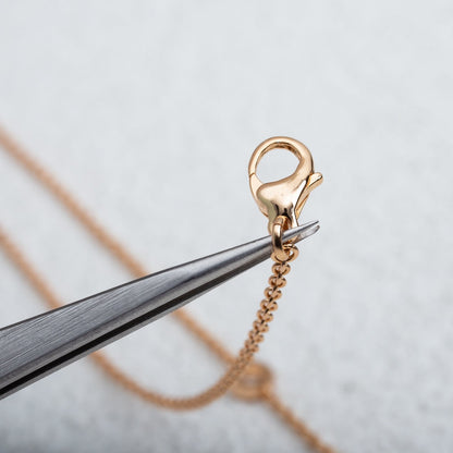 [⭐Marins]PARENTESI NECKLACE PINK GOLD