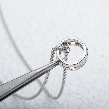 [⭐Marins]PARENTESI NECKLACE SILVER