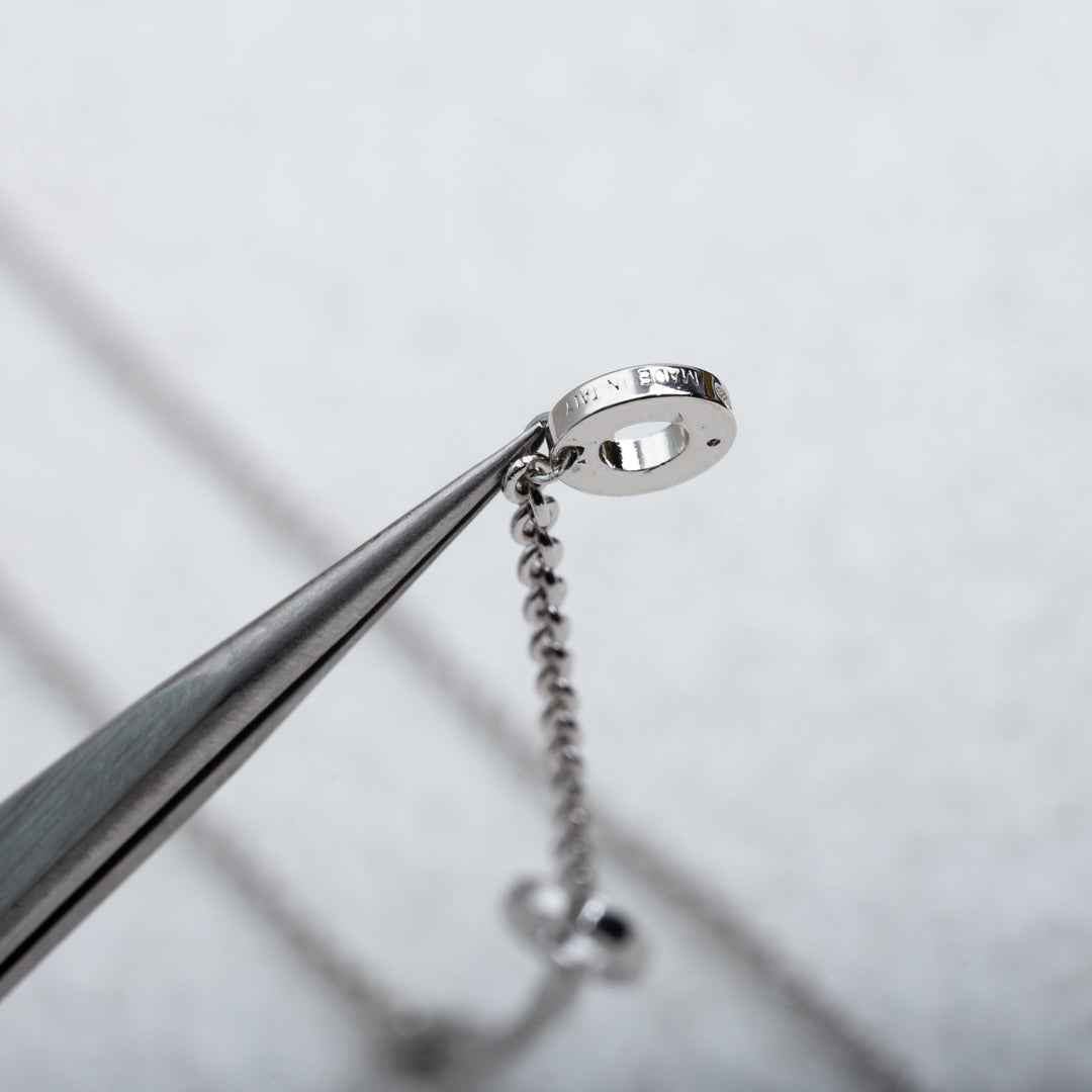 [⭐Marins]PARENTESI NECKLACE SILVER