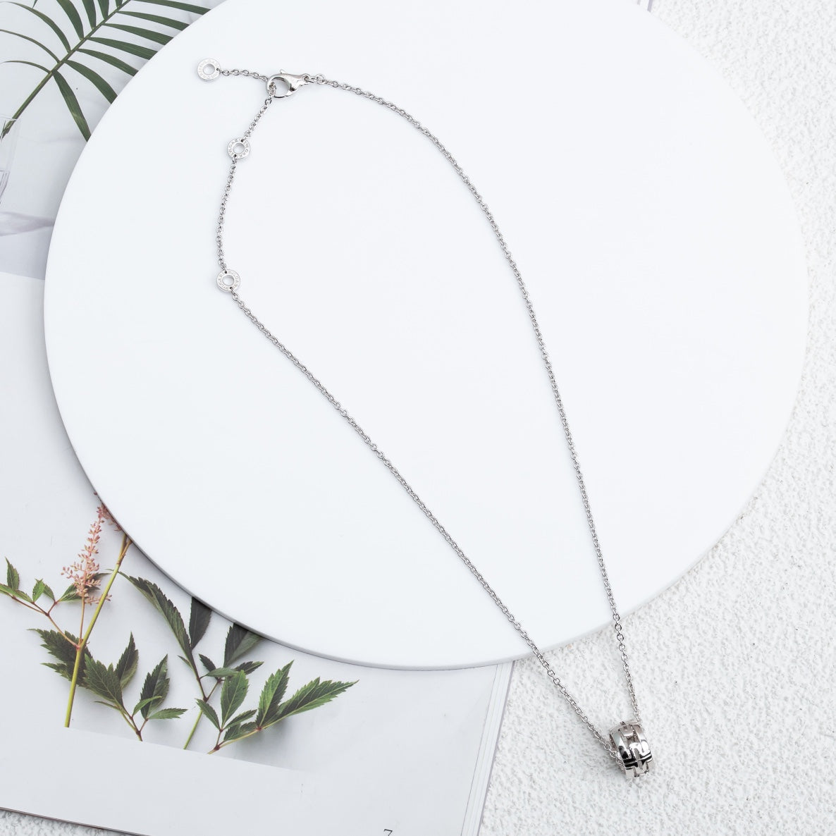 [⭐Marins]PARENTESI NECKLACE SILVER