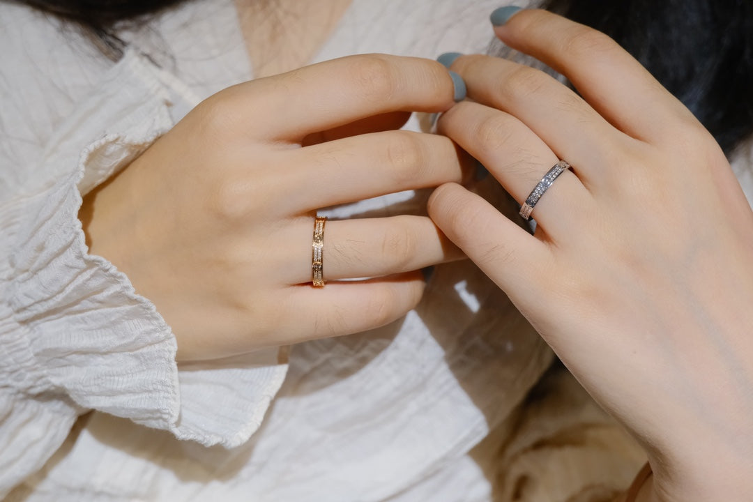 [Marin-Jewelry]LOVE RING 2.65MM DIAMOND