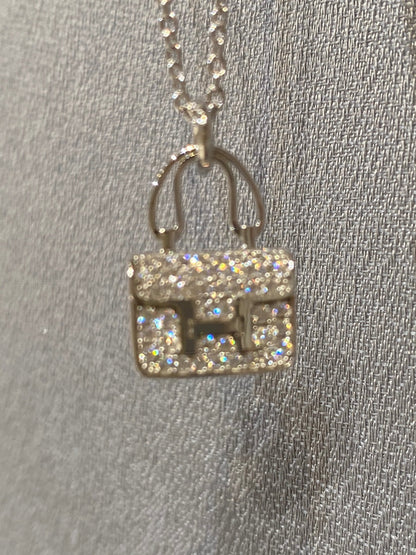 [Marin-Jewelry]COLLIER PENDENTIF DIAMANT CONSTANCE