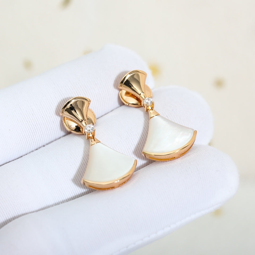[⭐Marins]DREAM MOP PINK GOLD EARRINGS