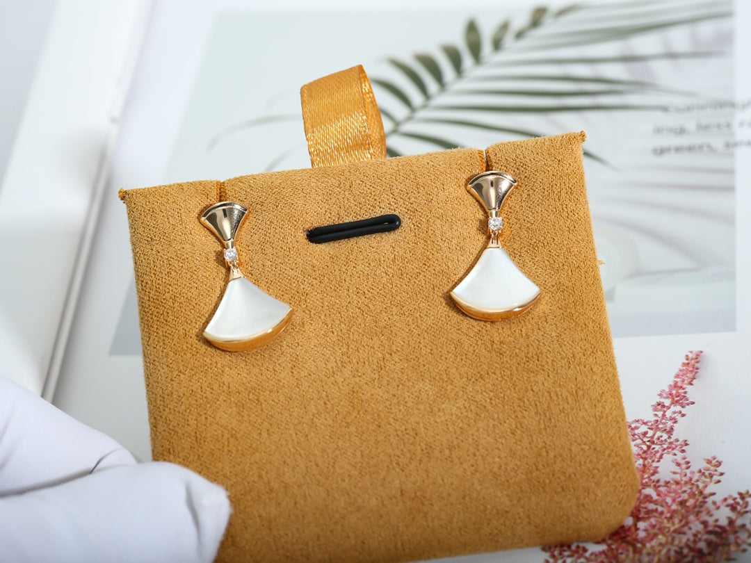 [⭐Marins]DREAM MOP PINK GOLD EARRINGS