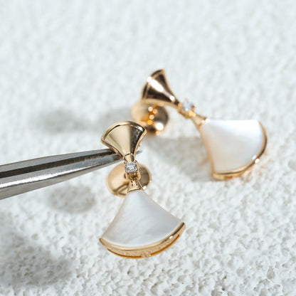 [⭐Marins]DREAM MOP PINK GOLD EARRINGS