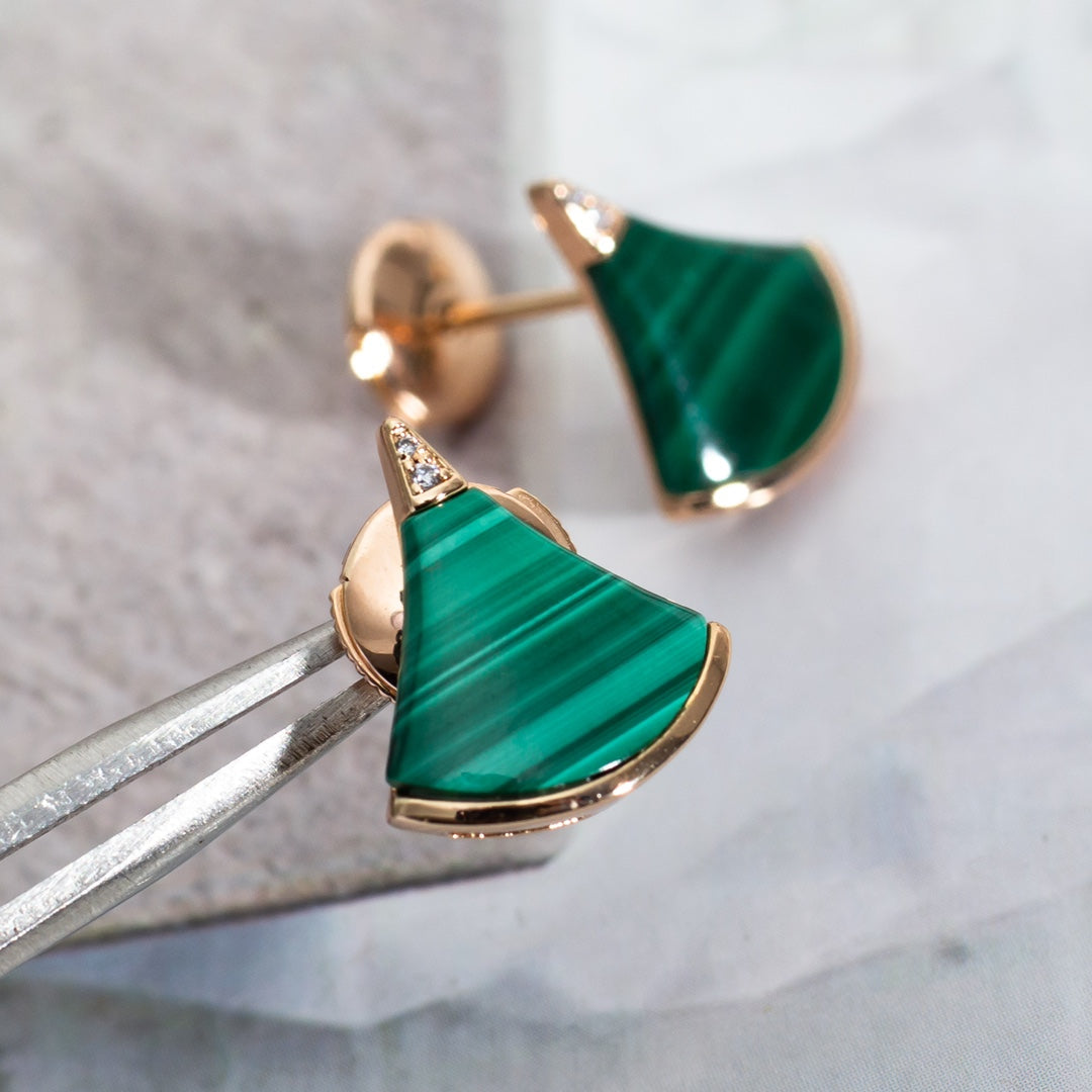 [⭐Marins]DIVAS DREAM EARRINGS PINK GOLD