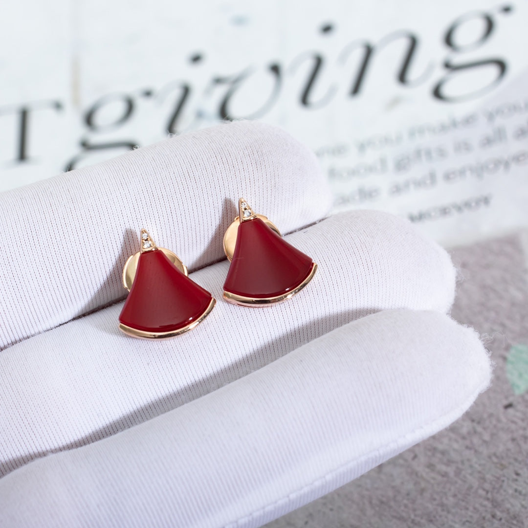 [⭐Marins]DIVAS DREAM EARRINGS PINK GOLD