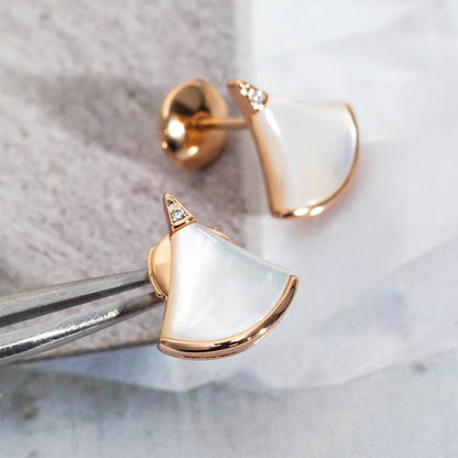 [⭐Marins]DIVAS DREAM EARRINGS PINK GOLD