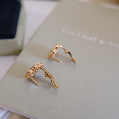 [Marin-Jewelry]LUCKY PINK GOLD WHITE MOP EARRINGS