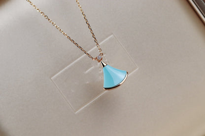 [⭐Marins]DREAM NECKLACE TURQUOISE PINK GOLD
