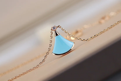 [⭐Marins]DREAM NECKLACE TURQUOISE PINK GOLD