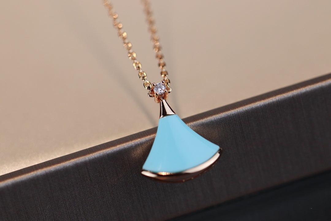 [⭐Marins]DREAM NECKLACE TURQUOISE PINK GOLD
