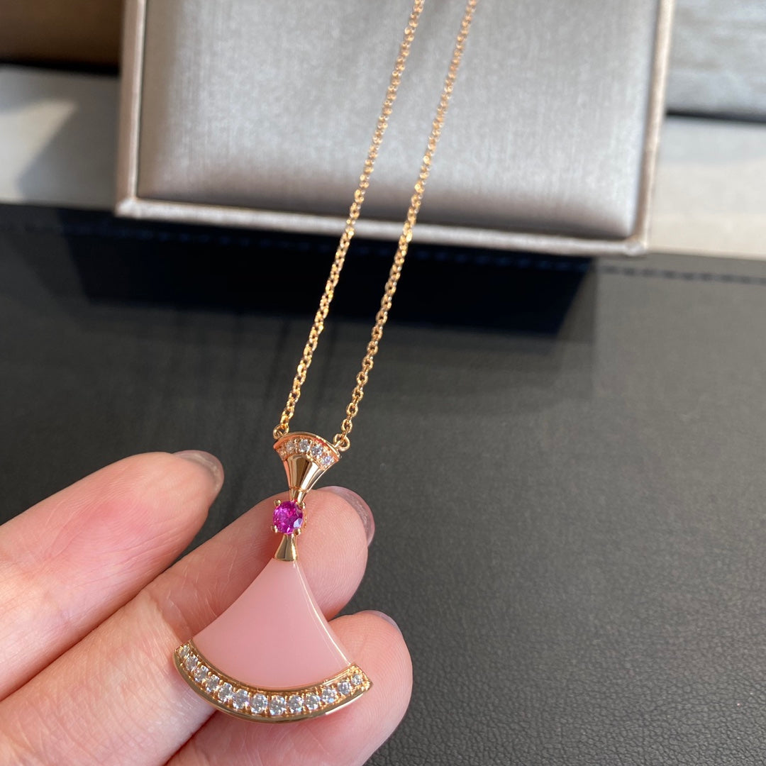 [⭐Marins]DREAM NECKLACE PINK OPAL