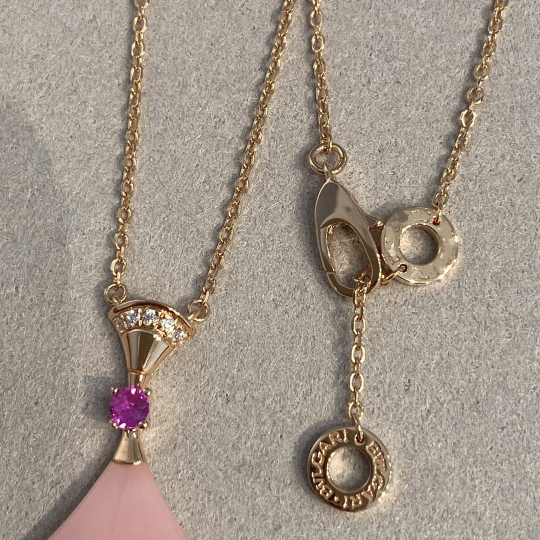 [⭐Marins]DREAM NECKLACE PINK OPAL