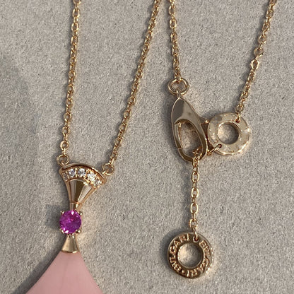[⭐Marins]DREAM NECKLACE PINK OPAL