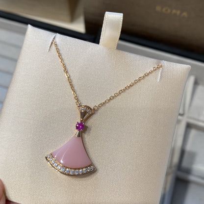 [⭐Marins]DREAM NECKLACE PINK OPAL
