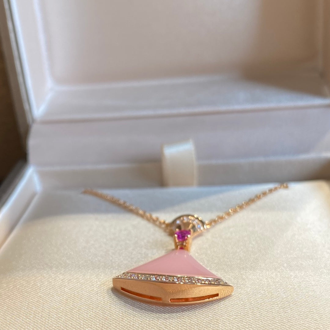 [⭐Marins]DREAM NECKLACE PINK OPAL