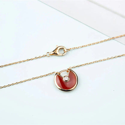 [Marin-Jewelry]AMULETTE ゴールド カーネリアン オニキス ネックレス