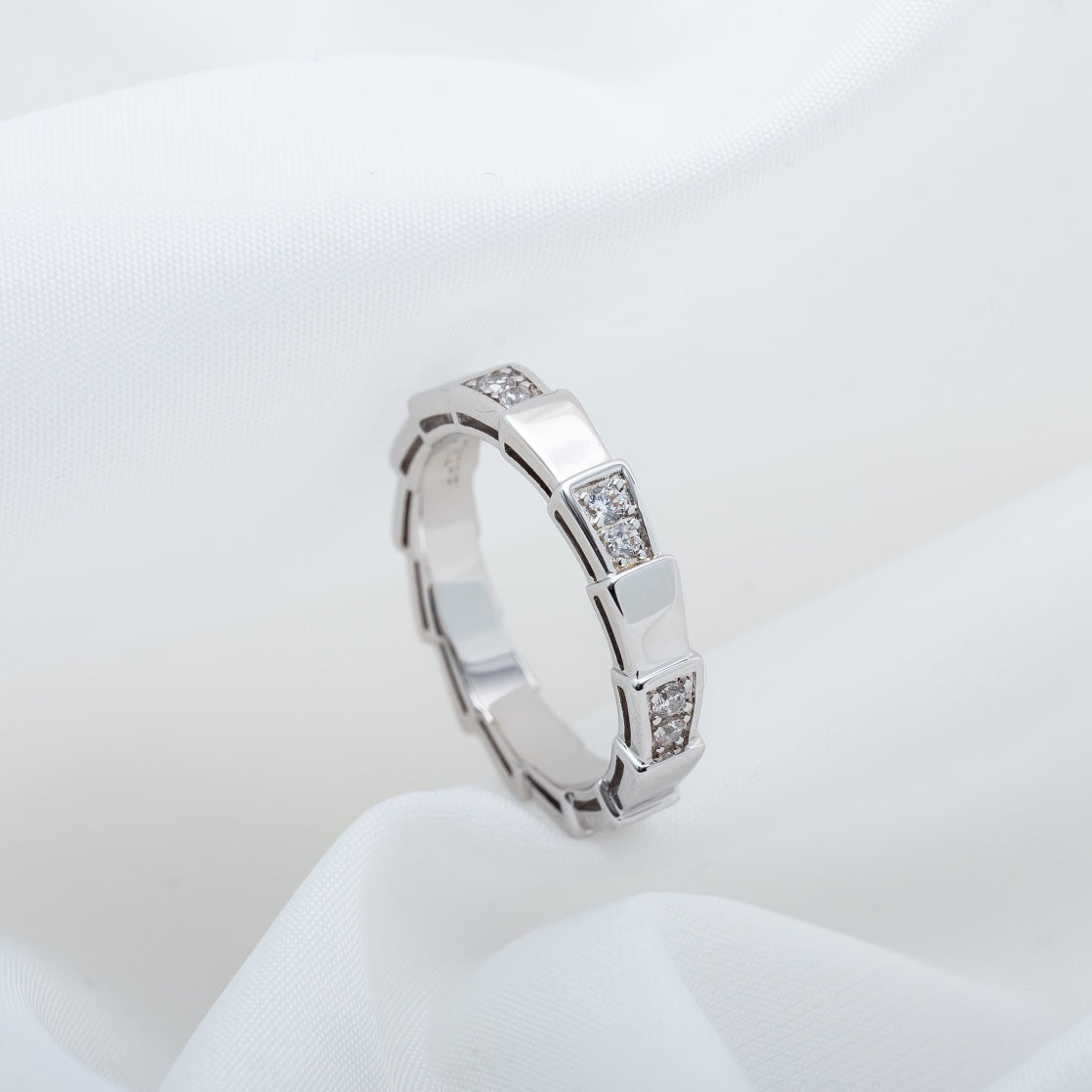 [⭐Marins]SERPENTI RING SILVER  3MM