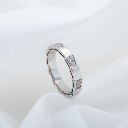 [⭐Marins]SERPENTI RING SILVER  3MM