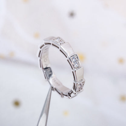 [⭐Marins]SERPENTI RING SILVER  3MM