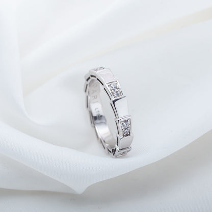 [⭐Marins]SERPENTI RING SILVER  3MM
