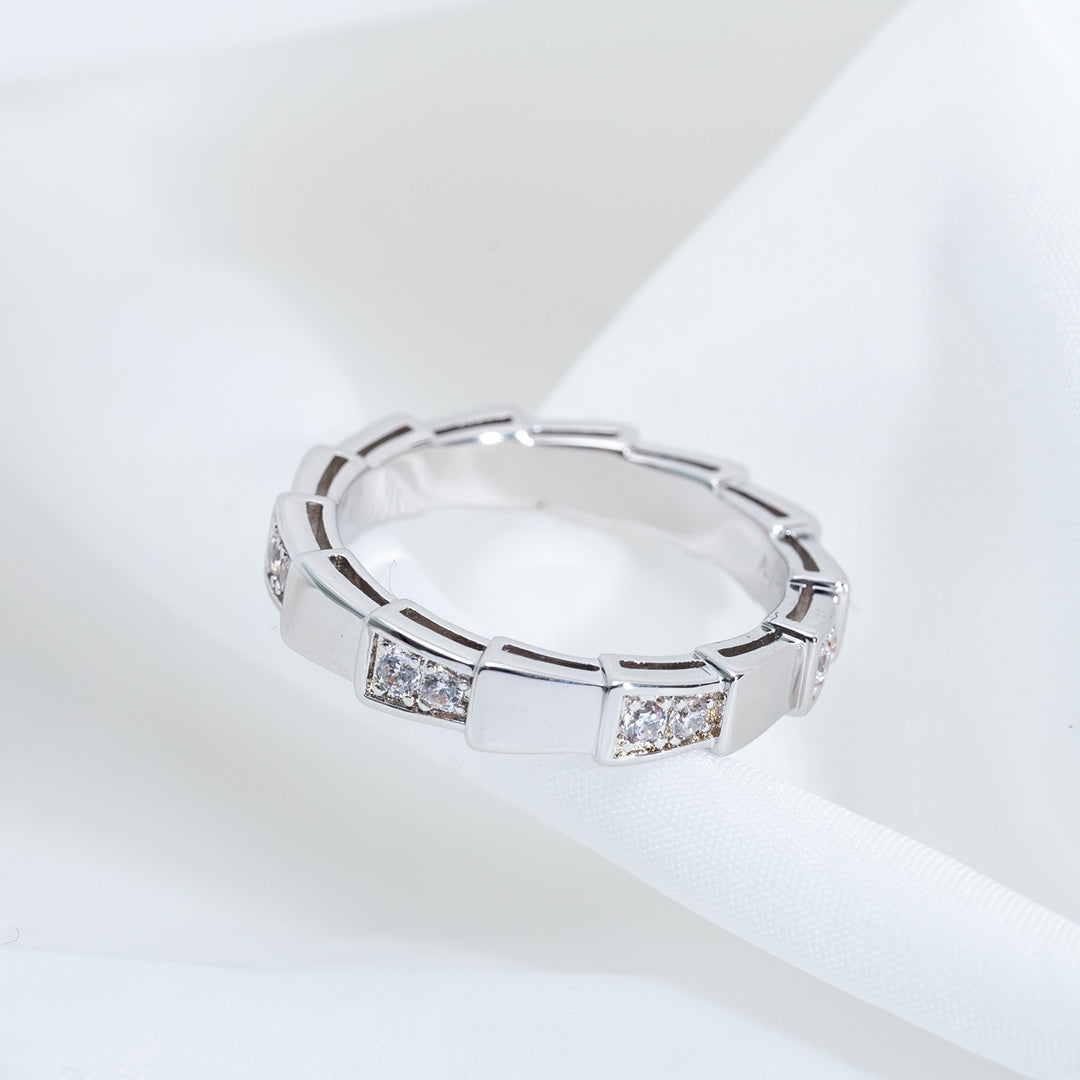 [⭐Marins]SERPENTI RING SILVER  3MM
