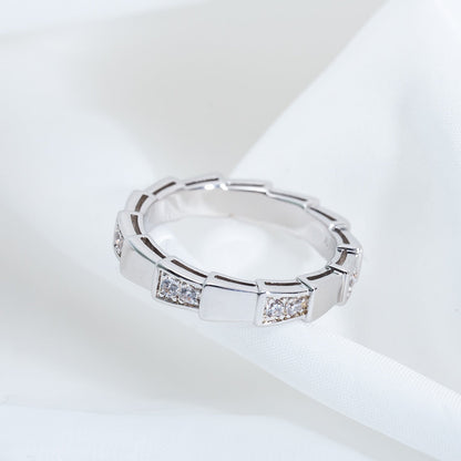 [⭐Marins]SERPENTI RING SILVER  3MM