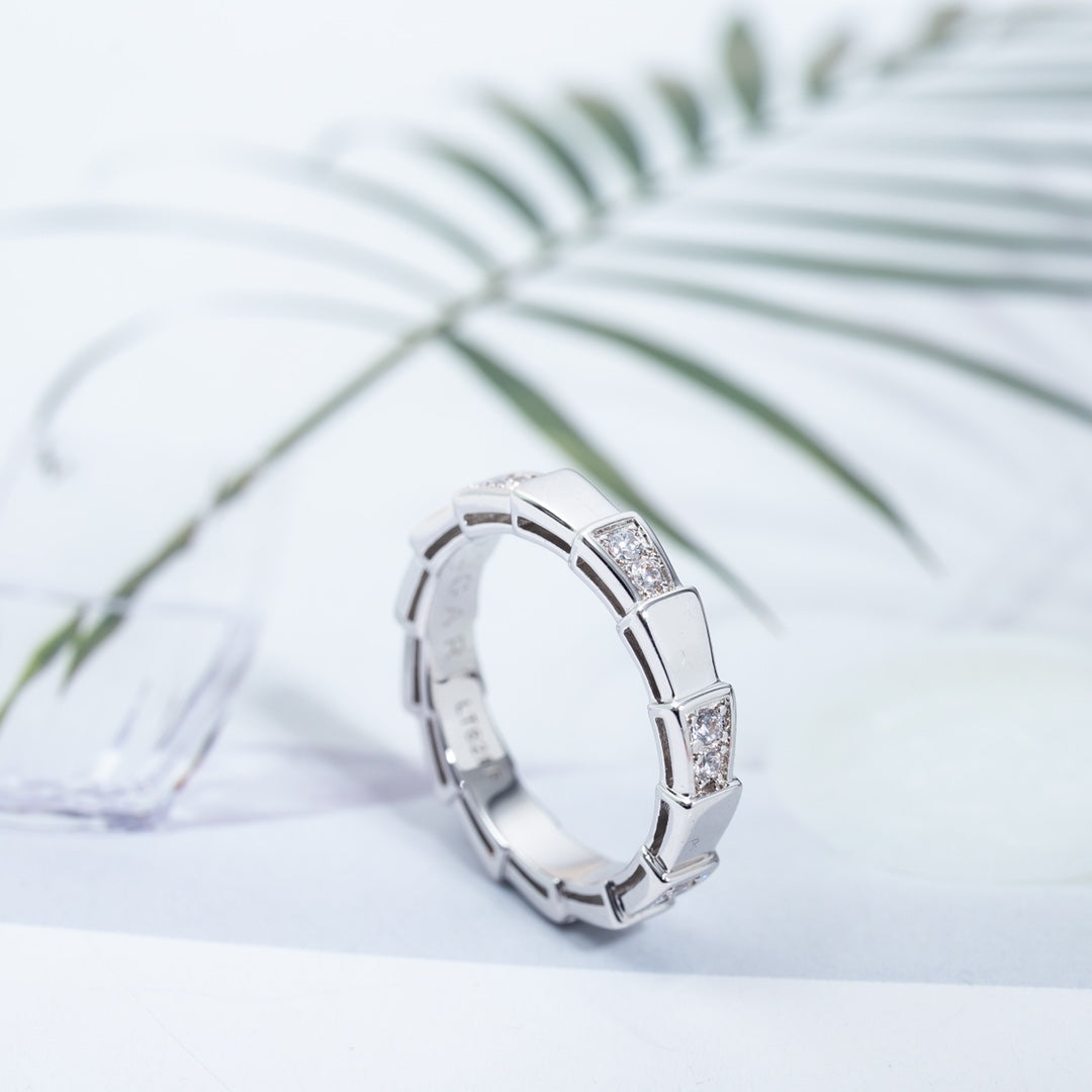[⭐Marins]SERPENTI RING SILVER  3MM