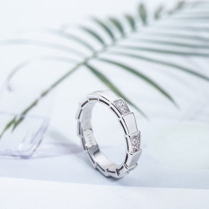 [⭐Marins]SERPENTI RING SILVER  3MM