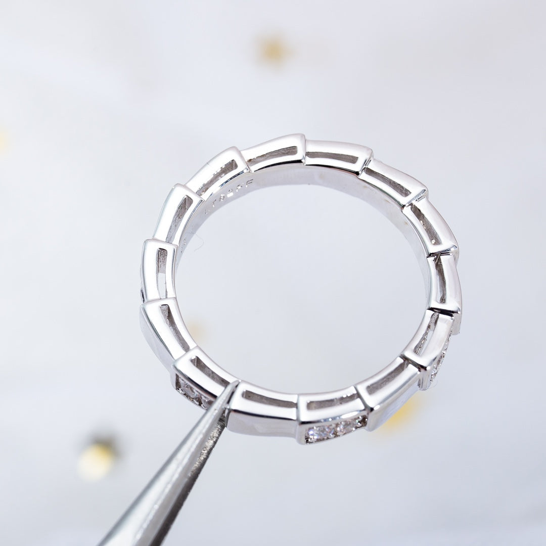 [⭐Marins]SERPENTI RING SILVER  3MM