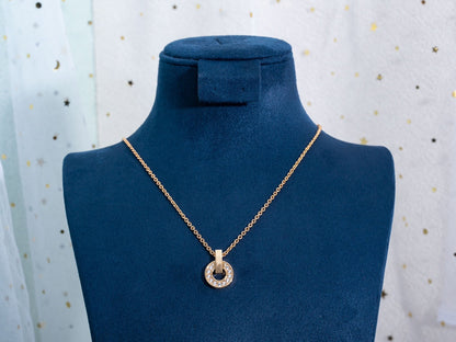 [⭐Marins]GARI NECKLACE PINK GOLD DIAMOND