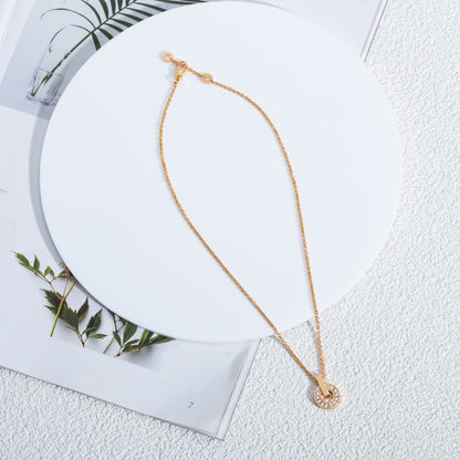 [⭐Marins]GARI NECKLACE PINK GOLD DIAMOND