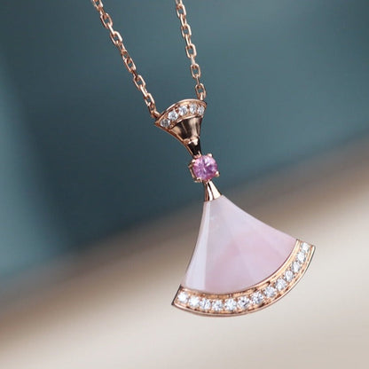 [⭐Marins]DREAM NECKLACE PINK MOP DIAMOND