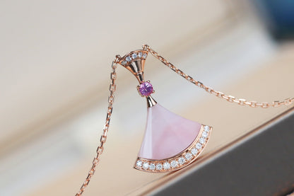 [⭐Marins]DREAM NECKLACE PINK MOP DIAMOND