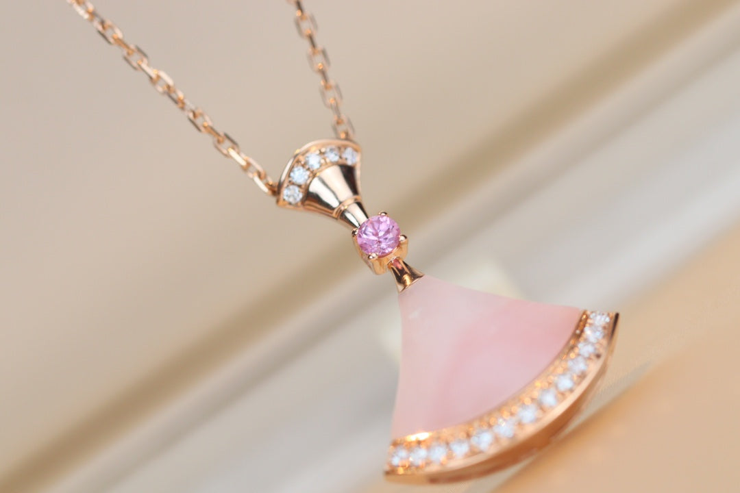 [⭐Marins]DREAM NECKLACE PINK MOP DIAMOND