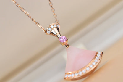 [⭐Marins]DREAM NECKLACE PINK MOP DIAMOND