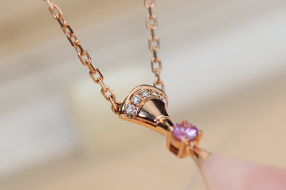 [⭐Marins]DREAM NECKLACE PINK MOP DIAMOND