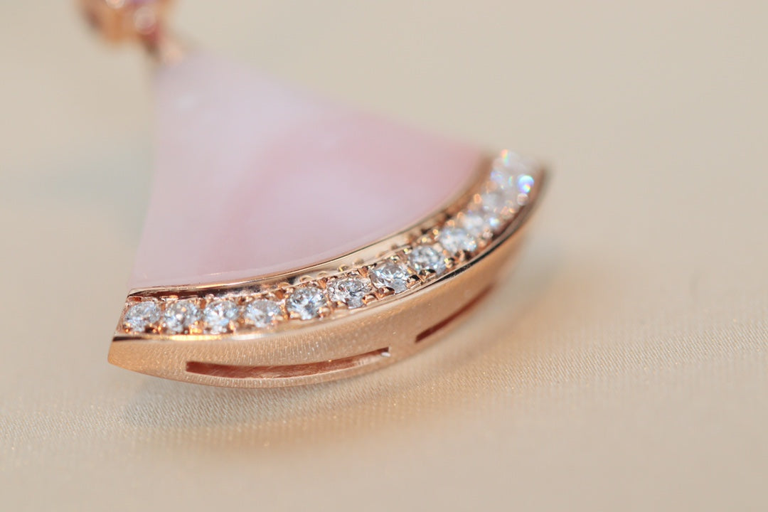 [⭐Marins]DREAM NECKLACE PINK MOP DIAMOND