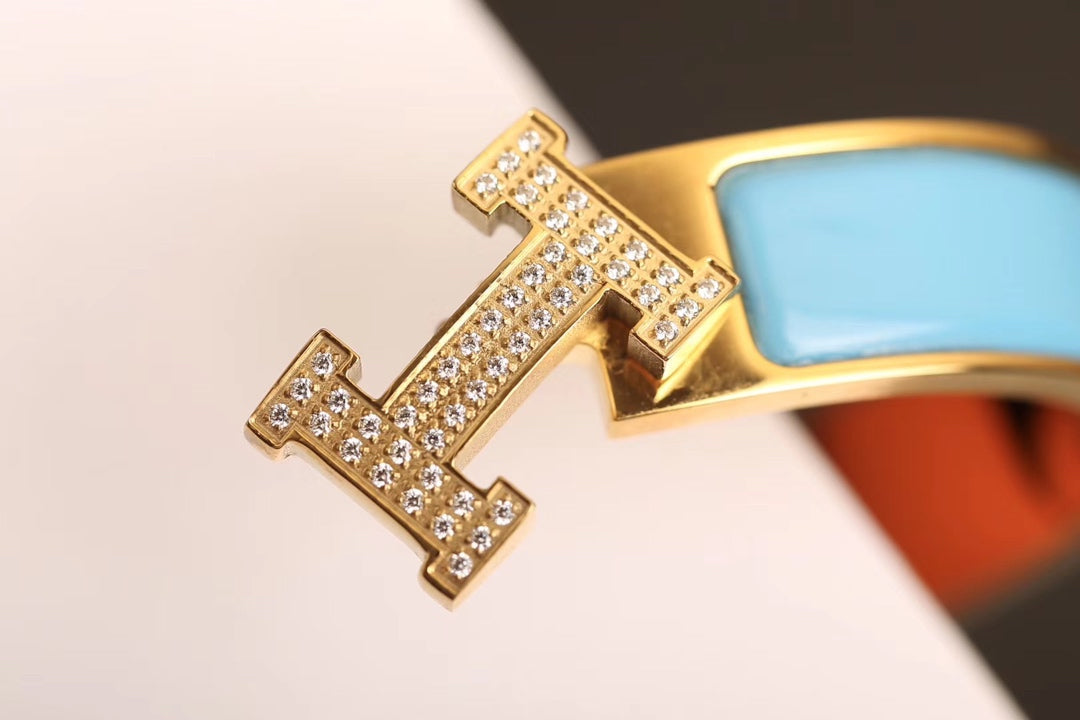 [Marin-Jewelry]H CLOUD BLUE BRACELET GOLD DIAMOND